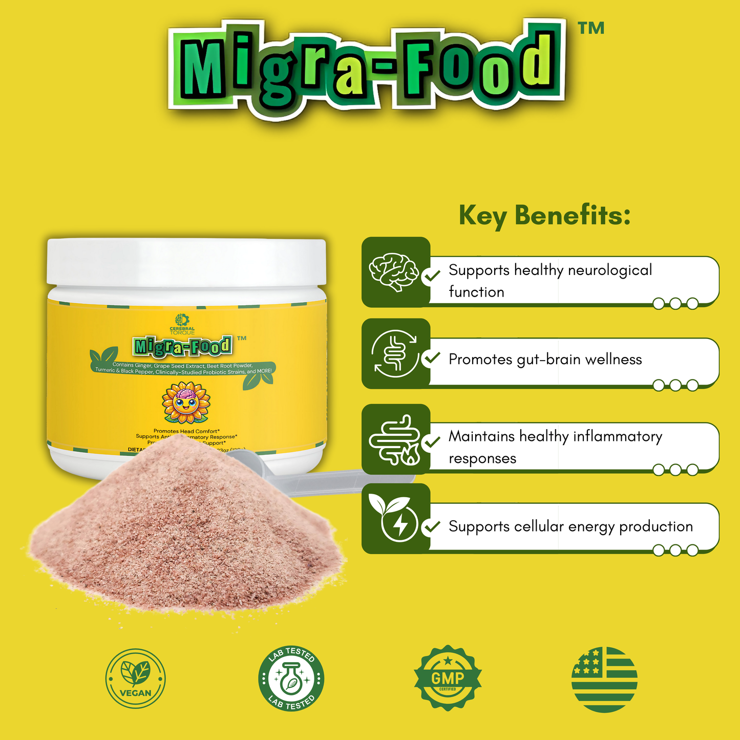 Migra-Food™ (nutritional migraine support)